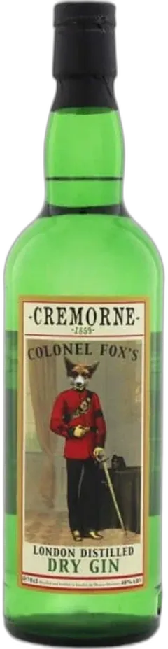 photo du vin Gin London Dry Cremorne Fox’S