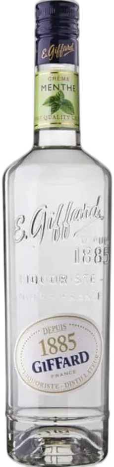 illustration du vin Giffard Creme de Menthe Blanc