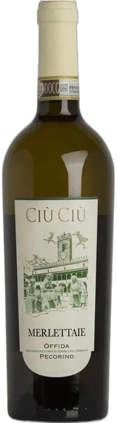 illustration du vin Pecorino Offida Docg Bio Merlettaie Ciù Ciù