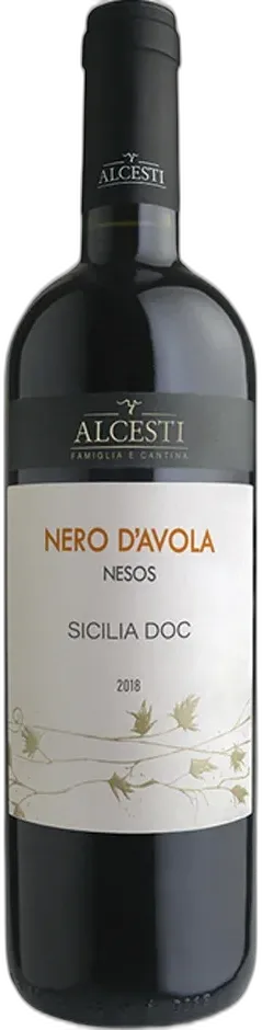 photo du vin Nero d’Avola Sicilia Doc Nesos Alcesti