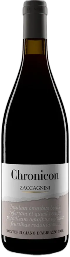 photos du vin Montepulciano d’Abruzzo Doc Linea Chronicon Zaccagnini