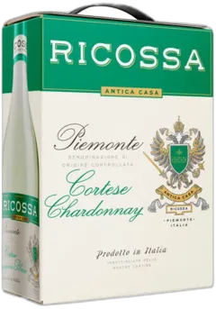 image du vin Cortese Chardonnay Piemonte Doc Bag in Box 3 Litres Ricossa