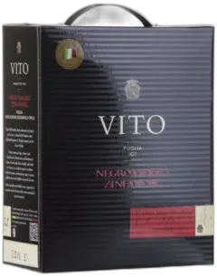 capture du vin Negroamaro Zinfandel Puglia Igt Bag in Box 3 Litres Vito