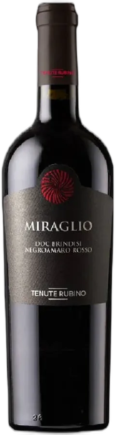 vue du vin Negroamaro Rosso Brindisi Doc Miraglio Tenute Rubino