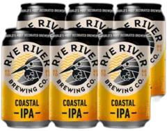 vue du vin Rye River Coastal Ipa de 12 Boîtes