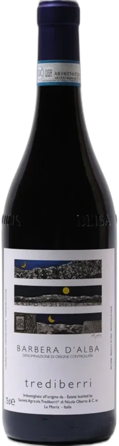 vue du vin Barbera d’Alba Doc Trediberri