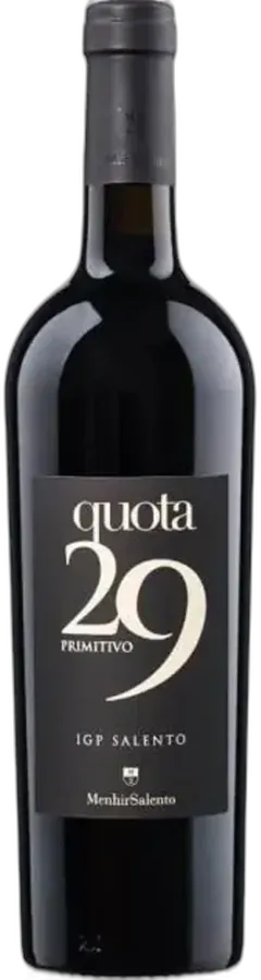 image du vin Primitivo Igp Salento Quota 29 Menhir Salento