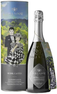 photo du vin Ruiol Extra Dry Valdobbiadene Superiore Docg Magnum Astuccio Follador