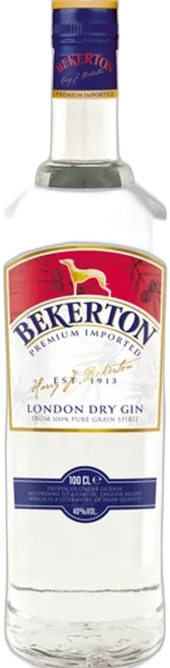capture du vin Gin London Dry Bekkerton
