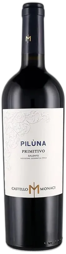 photo du vin Primitivo Salento Igt 375ml Piluna Castello Monaci