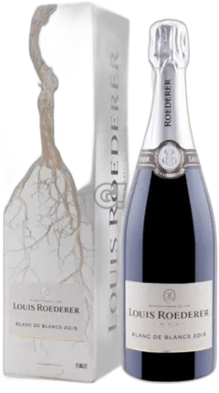 capture du vin Blanc de Blancs Astuccio Grafico Champagne de Louis Roederer
