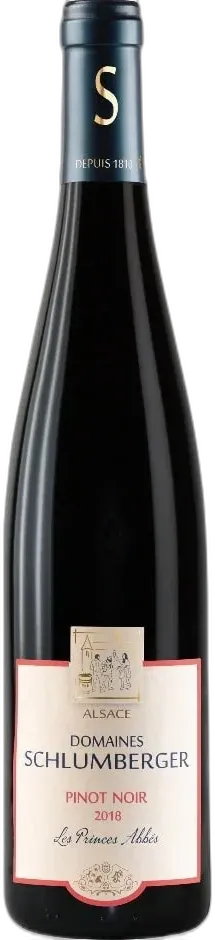 vue du vin Pinot Noir les Princes Abbes Domaines Schlumberger