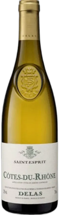 illustration du vin Cotes du Rhone Saint Esprit Blanc Delas Freres