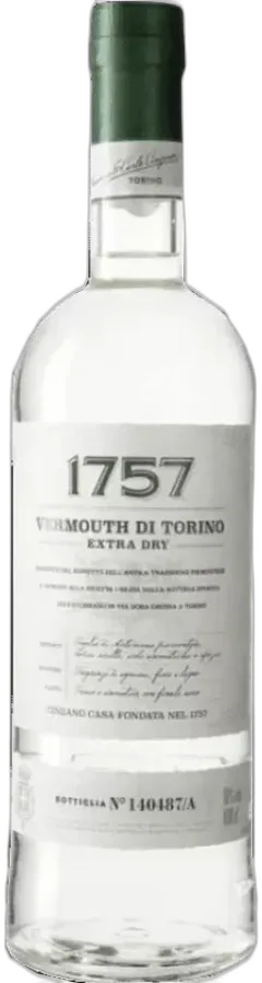 illustration du vin Vermouth Cinzano 1757 Torino Extra Dry