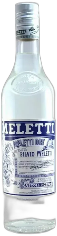 photo du vin Meletti Anisetta et.Blu Dry