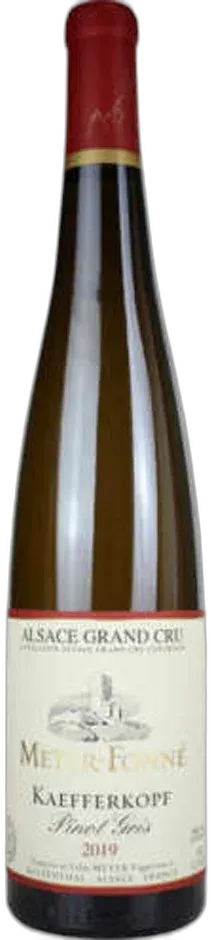 illustration du vin Alsace Pinot Gris Kaefferkopf Grand Cru Domaine Meyer Fonne'