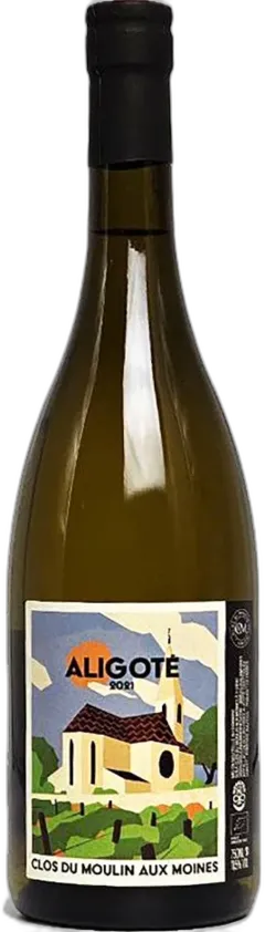 vue du vin Bourgogne Aligoté Sans Sulfites Clos du Moulin Aux Moines