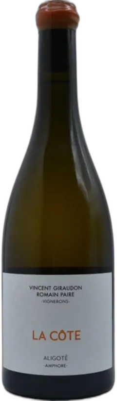 photo du vin urfé Blanc aligoté la côte Vincent Giraudon & Romain Paire