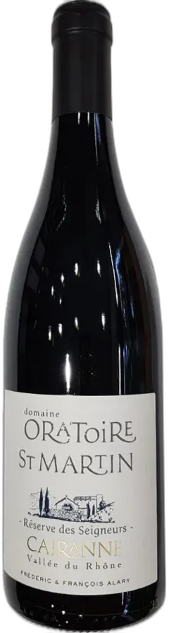 image du vin Côtes du Rhône Cairanne Rouge Reserve des Seigneurs Domaine de l’Operatoire st.Martin