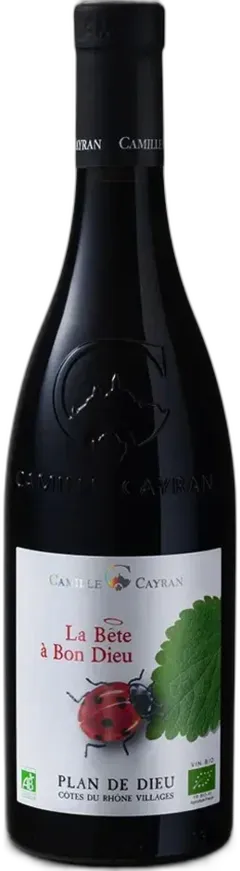 photo du vin côtes du rhône Villages bête à Bon Dieu Cave de Cairanne