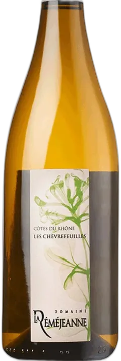 photo du vin côtes du rhône Blanc les chèvrefeuilles Domaine la Remejeanne