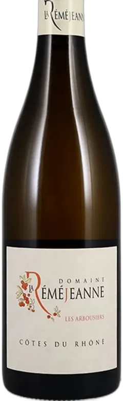 image du vin côtes du rhône Blanc les Arbousiers Domaine la Remejeanne
