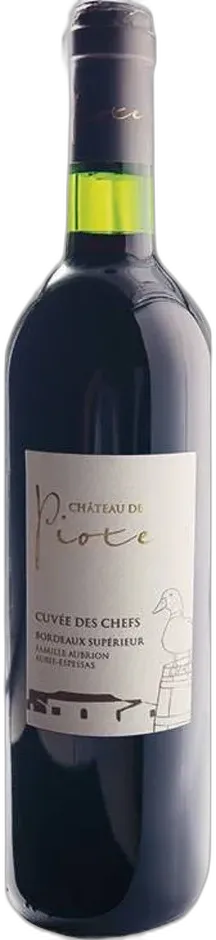 illustration du vin Bordeaux supérieur Rouge cuvée des Potes Chateau de Piote
