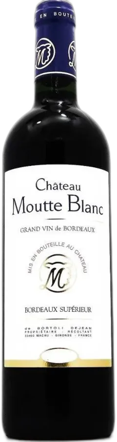 image du vin Bordeaux Supérieur Moisin Chateau Moutte Blanc