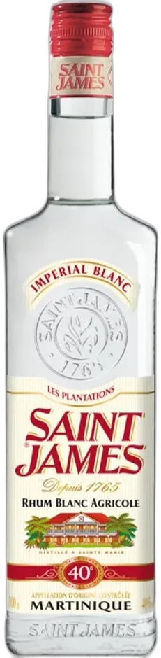vue du vin Rhum st.James Agricole Imperial Blanc
