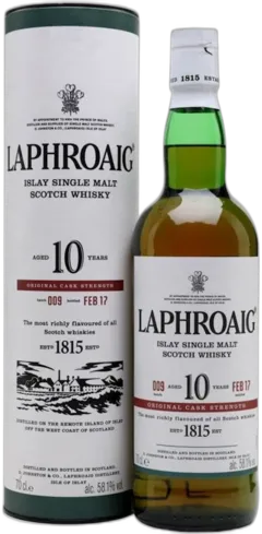 photo du vin Laphroaig 10y Cask Strength Tubo