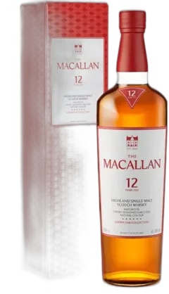 photo du vin Whisky Macallan 12y Sherry Oak Wood Cadeau