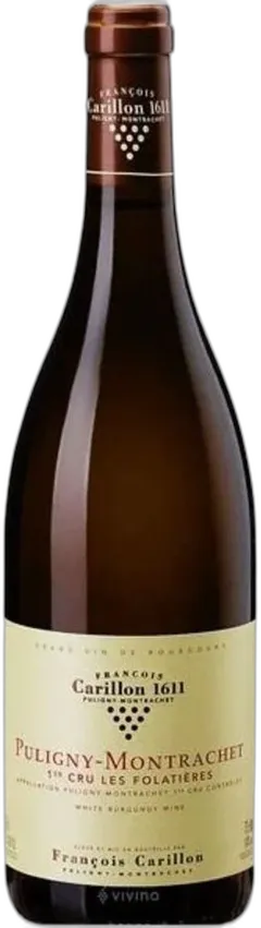 photo du vin Puligny-Montrachet 1er Cru les Folatiers 2020 François Carillon
