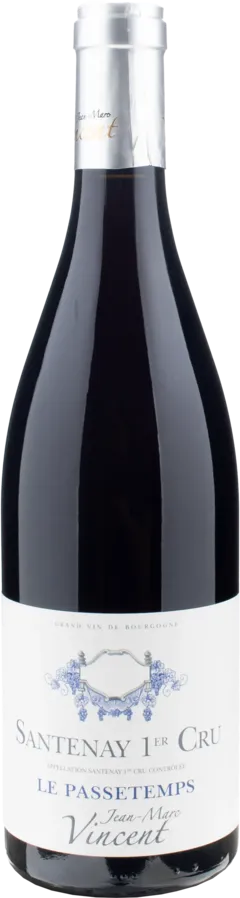 photo du vin Jean Marc Vincent Santenay Rouge 1er Cru le Passetemps 2021