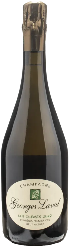 capture du vin Georges Laval Champagne 1er Cru Blanc de Blancs les Chenes Brut Nature 2020
