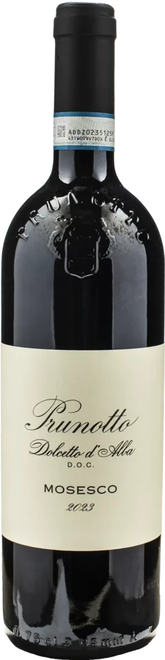 capture du vin Prunotto Dolcetto d’Alba Mosesco