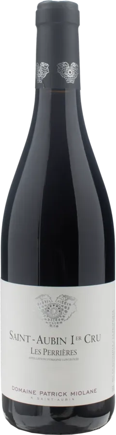 image du vin Domaine Patrick Miolane Sain Aubin Rouge 1er Cru les Perrieres 2020