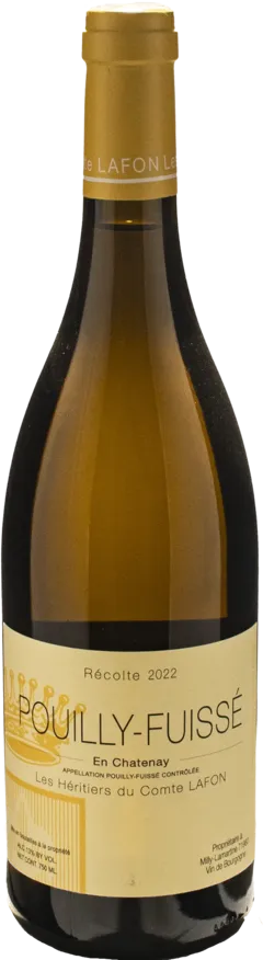 photos du vin les Heritiers du Comte Lafon Pouilly Fuisse 2022