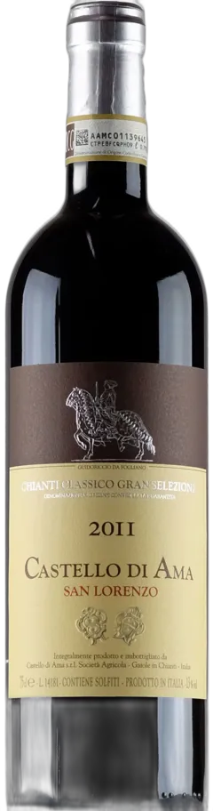 photo du vin Castello di Ama Chianti Classico Gran Selezione San Lorenzo