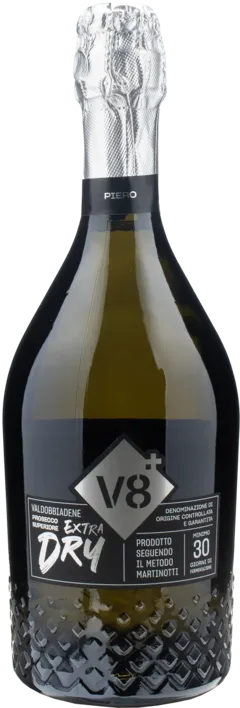 illustration du vin v8 Valdobbiadene Prosecco Superiore Extra Dry Piero