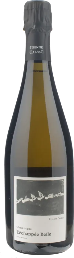 vue du vin Etienne Calsac Champagne Blanc de Blancs l’Echappee Belle Extra Brut