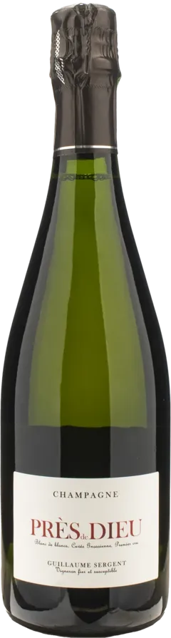 image du vin Guillaume Sergent Champagne 1er Cru Blanc de Blancs Extra Brut les Pres Dieu