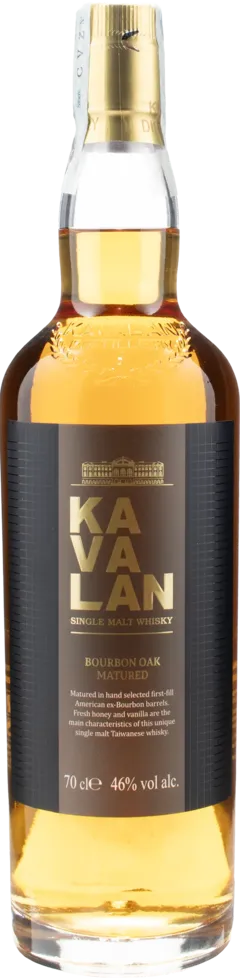 vue du vin Kavalan Bourbon Oak Matured Single Malt Whisky