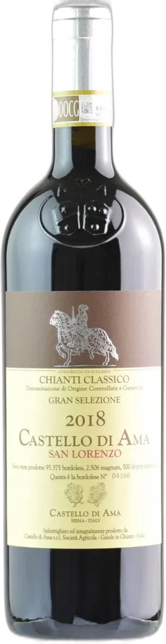 photo du vin Castello di Ama Chianti Classico Gran Selezione San Lorenzo