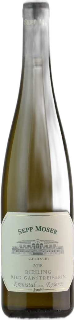 capture du vin Sepp Moser Riesling Ried Ganstreiberin Kremstal Reserve