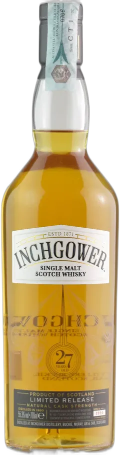 photos du vin Inchgower Single Malt Scotch Whisky Limited Release Natural Cask Strenght 27 Y.O