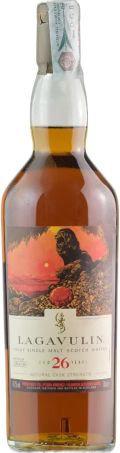 illustration du vin Lagavulin Islay Single Malt Scotch Whisky Special Release Natural Cask Strenght 26 Y.O
