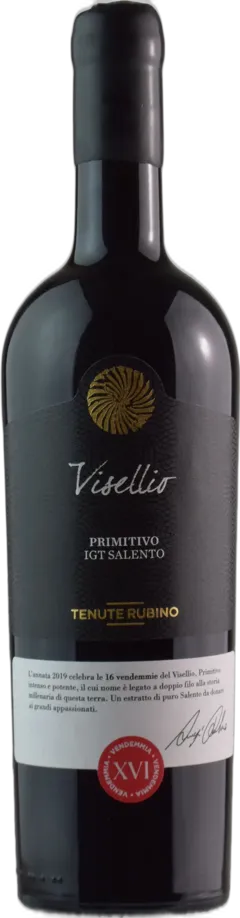 photo du vin Tenute Rubino Visellio Primitivo 2019
