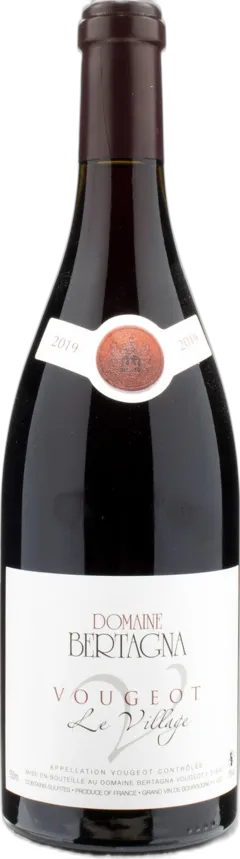 illustration du vin Domaine Bertagna Vougeot Village Rouge 2019