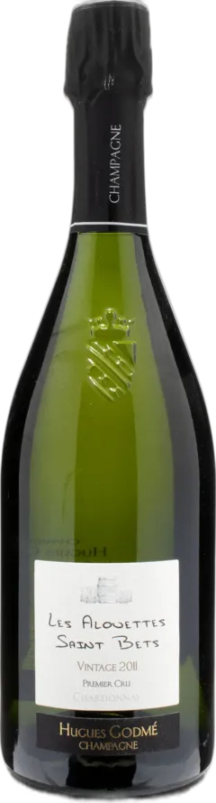 photo du vin Hugues Godme Champagne 1er Cru les Alouettes Saint Bets Extra Brut Vintage 2011
