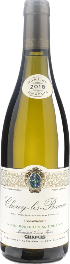 photo du vin Domaine Chapuis Chorey les Beaune Blanc 2018